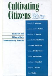 Cover of Cultivating Citizens by Dwight D. Allman