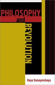 Front cover of Philosophy and revolution by Raya Dunayevskaya