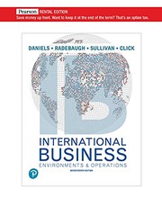 Front cover of International Business [RENTAL EDITION] by John D. Daniels