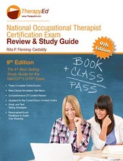 Front cover of National Occupational Therapy Certification Exam Review and Study Guide by Rita P. Fleming-Castaldy