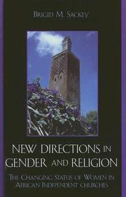 Front cover of New directions in gender and religion by Brigid M. Sackey