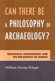 Front cover of Can there be a philosophy of archaeology? by William Harvey Krieger