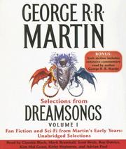 Front cover of Selections from Dreamsongs 1: Fan Fiction and Sci-Fi from Martin's Early Years by Unknown
