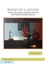 Front cover of Defined by a hollow by Darko Suvin