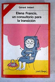 Front cover of Elena Francis, un consultorio para la transición by Gérard Imbert