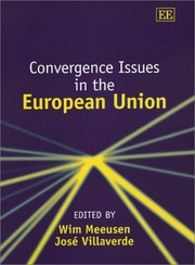 Front cover of Convergence issues in the European Union by Wim Meeusen