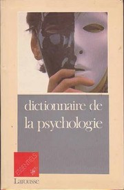 Front cover of Dictionnaire de la psychologie by Norbert Sillamy