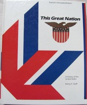 Cover of This great nation by Henry F. Graff