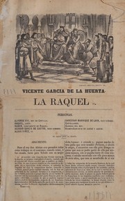 Cover of La Raquel by Vicente Antonio García de la Huerta