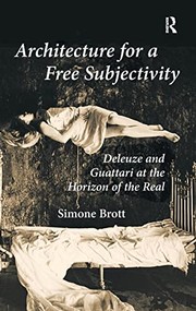 Cover of Architecture for a free subjectivity by Simone Brott