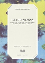 Front cover of Il filo di Arianna by Fiorenza Weinapple