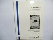 Cover of Jalousies by Alain Lefèvre
