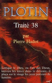 Cover of Traité 38 by Plotinus