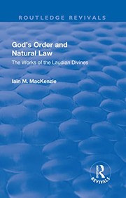 Front cover of God's Order and Natural Law by Iain M. MacKenzie