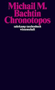 Cover of Chronotopos by Michail M. Bachtin