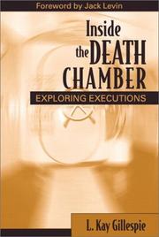 Cover of Inside the death chamber by L. Kay Gillespie