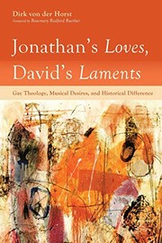 Front cover of Jonathan's Loves, David's Laments by Dirk von der Horst