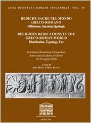 Front cover of Dediche sacre nel mondo greco-romano by John P. Bodel