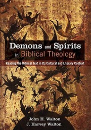 Front cover of Demons and Spirits in Biblical Theology by John H. Walton