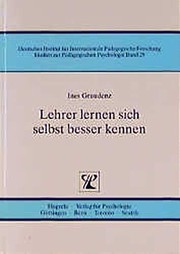 Front cover of Lehrer lernen sich selbst besser kennen by Ines Graudenz