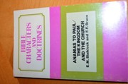 Cover of Bible characters and doctrines by E. M. Blaiklock