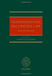 Front cover of Transnational Securities Law by Thomas Keijser