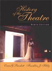 Cover of History of the theatre by Oscar G. Brockett