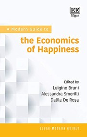 Cover of Modern Guide to the Economics of Happiness by Luigino Bruni