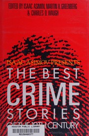 Front cover of The Best Crime Stories of the 19th Century by Isaac Asimov