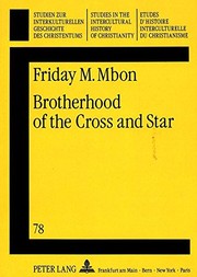 Front cover of Brotherhood of the cross and star by Friday M. Mbon