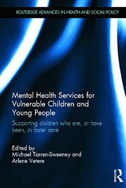 Front cover of Mental Health Services for Vulnerable Children and Young People by Michael Tarren-Sweeney