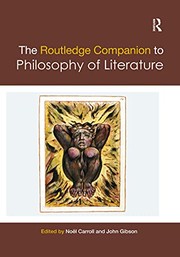 Front cover of Routledge Companion to Philosophy of Literature by Noël Carroll