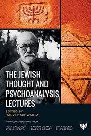 Front cover of Jewish Thought and Psychoanalysis Lectures by Harvey Schwartz