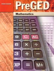 Front cover of Pre-Ged Mathematics by Steck-Vaughn Company