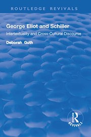 Front cover of George Eliot and Schiller by Deborah Guth