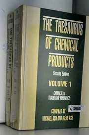 Cover of The thesaurus of chemical products by Michael Ash