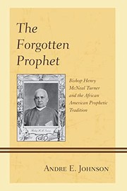 Cover of Forgotten Prophet by Andre E. Johnson