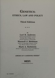 Cover of Genetics by Lori B. Andrews
