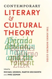 Front cover of Contemporary literary and cultural theory by Michael Groden