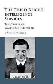 Cover of Third Reich's Intelligence Services by Katrin Paehler