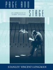 Front cover of Page and stage by Stanley Vincent Longman