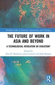 Front cover of Future of Work in Asia and Beyond by Alan R. Nankervis