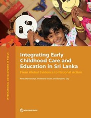 Cover of Integrating Early Childhood Care and Education in Sri Lanka by The World Bank