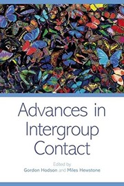 Cover of Advances in intergroup contact by Gordon Hodson
