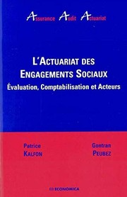 Front cover of L'actuariat des engagements sociaux by Patrice Kalfon