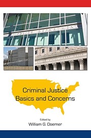 Front cover of Criminal justice basics and concerns by William G. Doerner