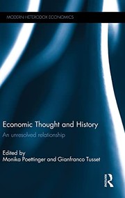 Cover of Economic Thought and History by Monika Poettinger