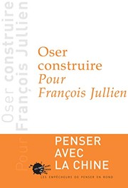 Front cover of Oser construire, pour Fran©ʹois Jullien by Jean Allouch