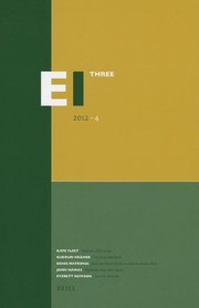 Cover of Encyclopaedia of Islam Three by Gudrun Krämer