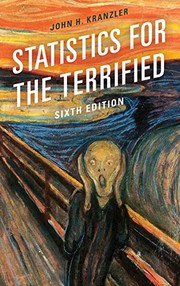 Cover of Statistics for the terrified by John H. Kranzler
